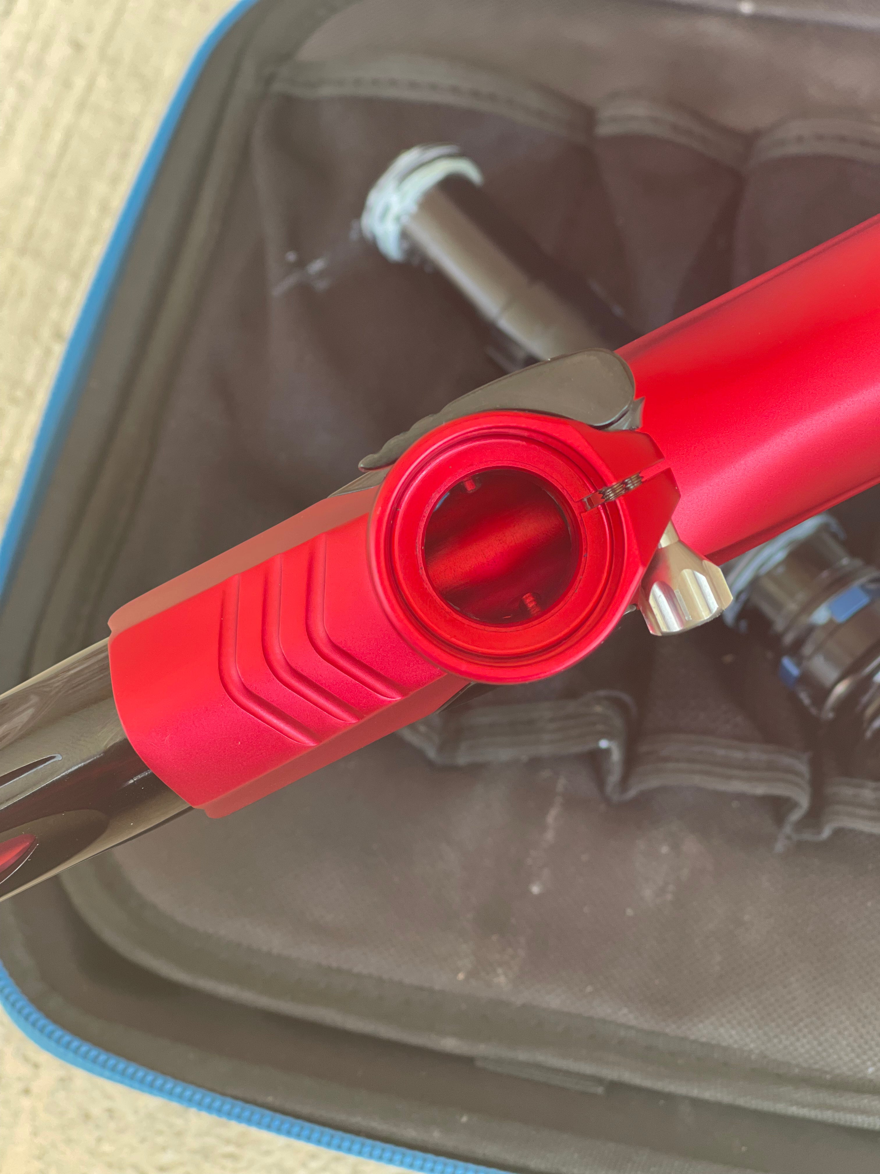 Used Shocker AMP Paintball Gun - Dust Red