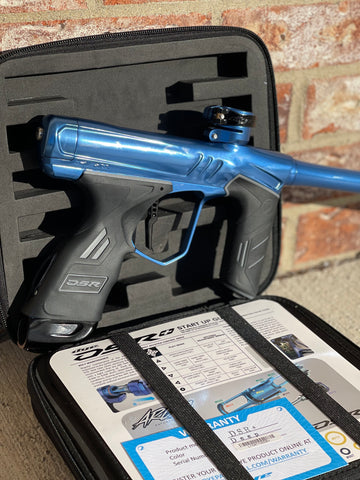 Used Dye DSR+ Paintball Gun - Deep Blue (Polished Blue/Polished Black)