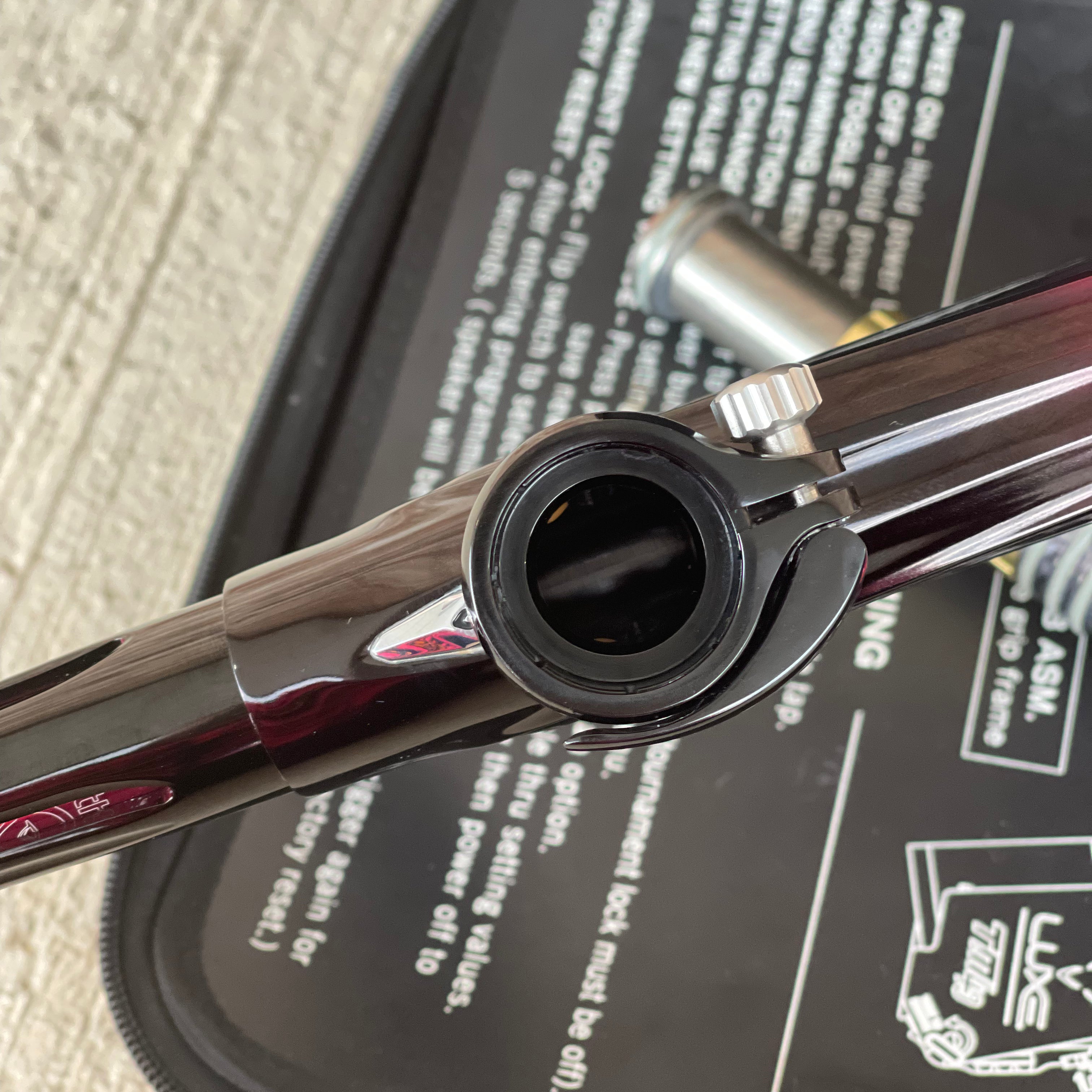 Used DLX Luxe TM40 Paintball Gun - LE Polished Red/Black Fade