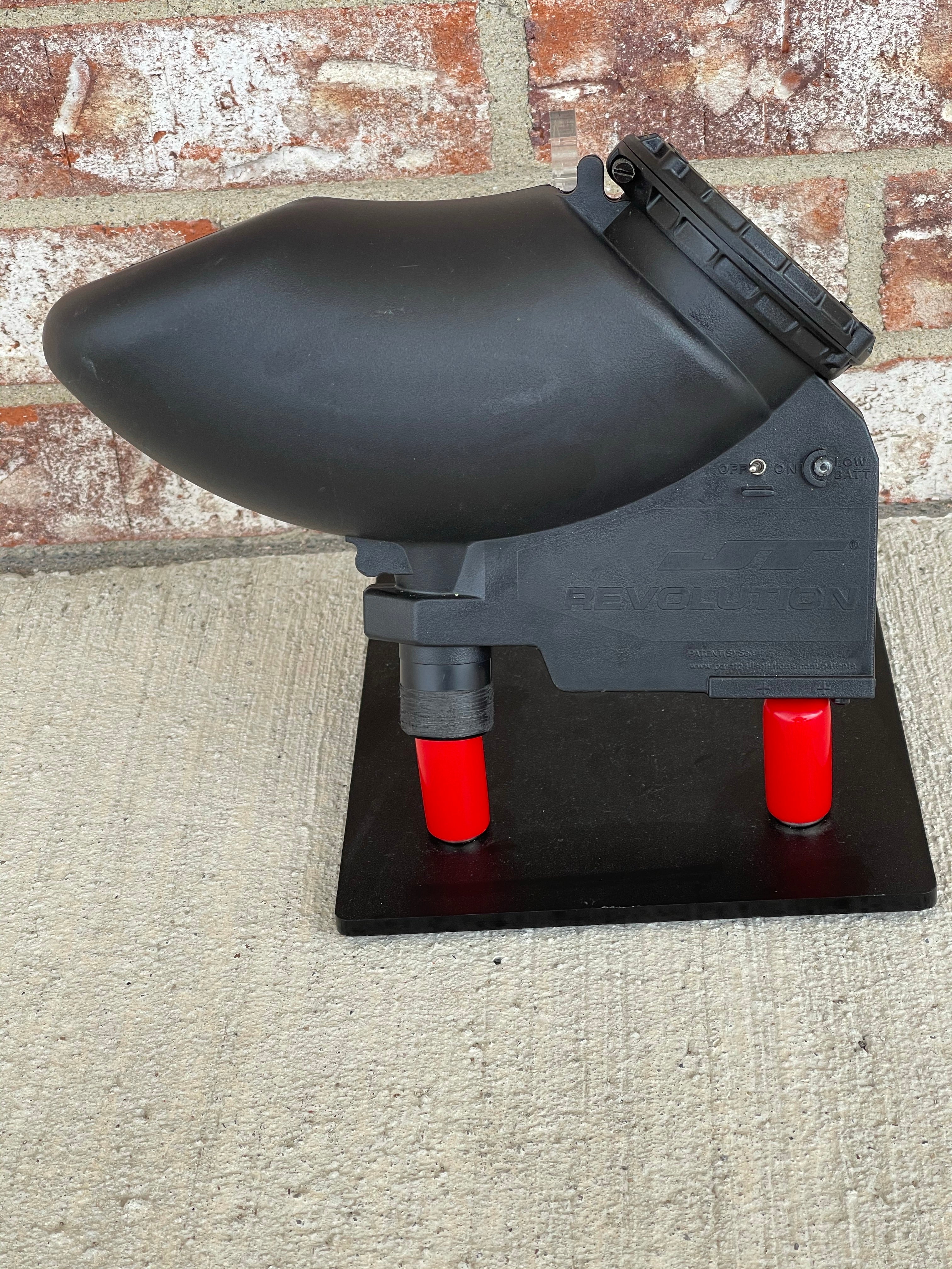 Used JT Revolution Paintball Loader - Black w/ SpeedFeed
