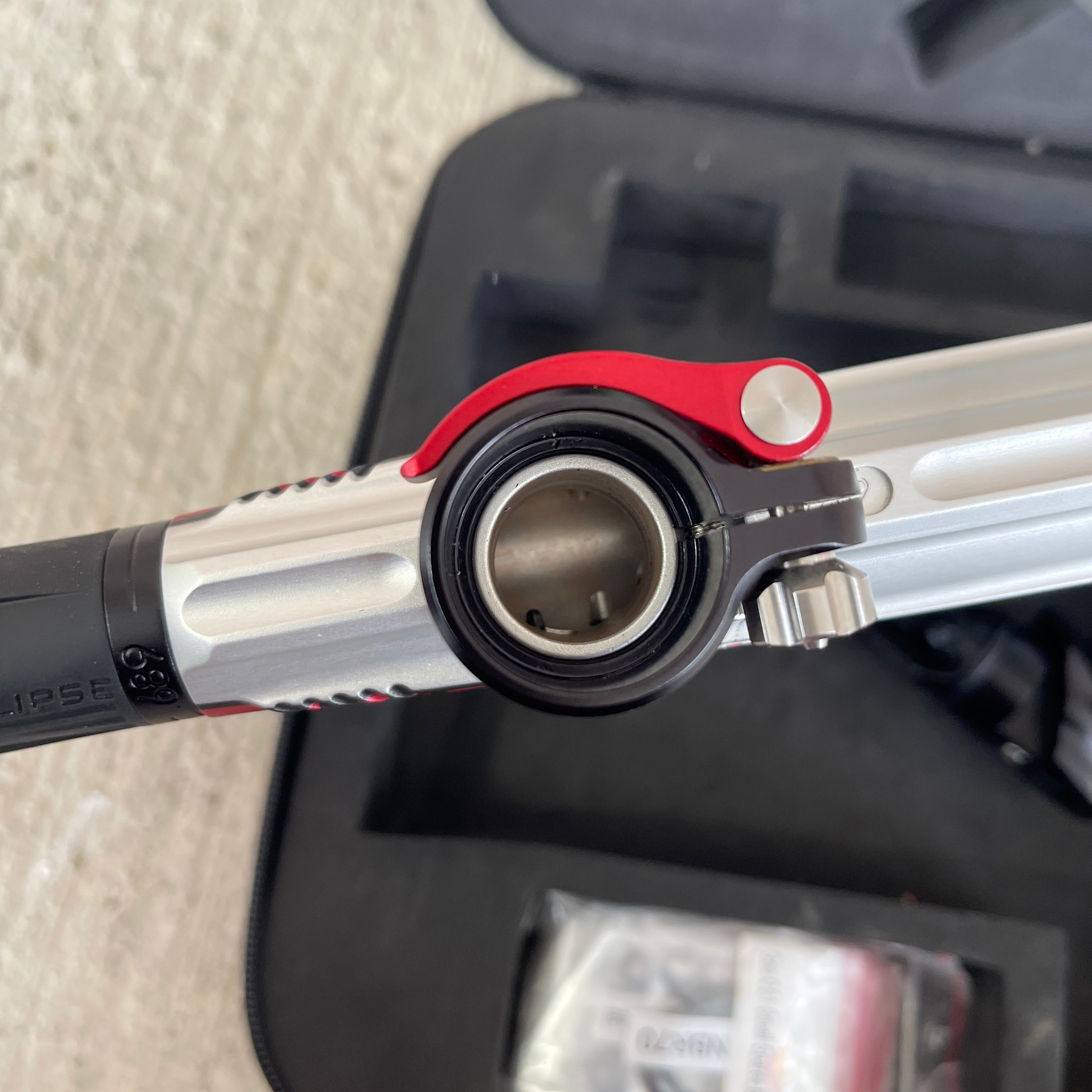 Used Planet Eclipse Cs1.5 Paintball Gun - LE Gunslinger #5 w/ 3 Core FL Tips and Matching Carbon Fiber FL Barrel