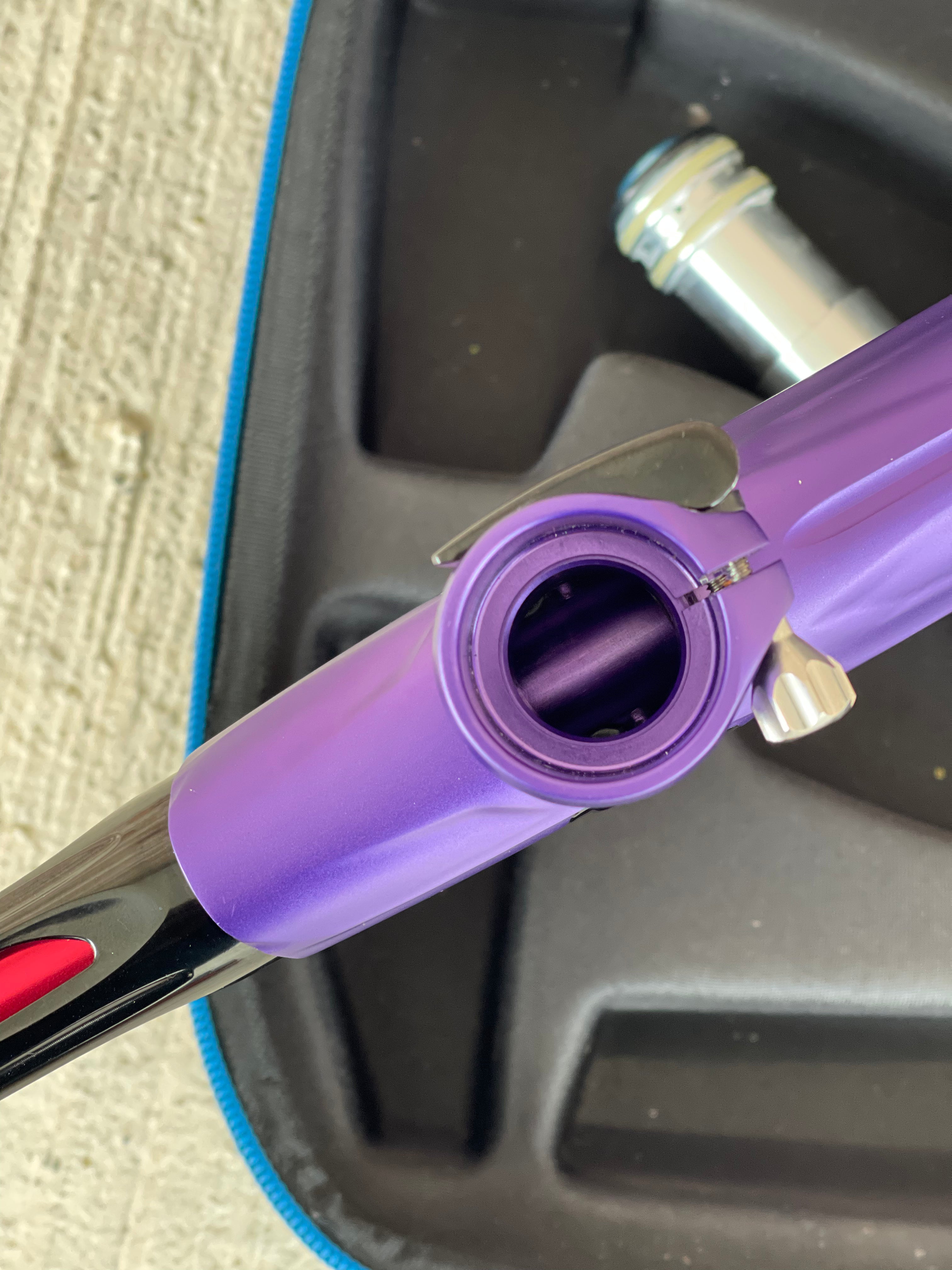 Used SP Shocker XLS Paintball Gun - Dust Purple