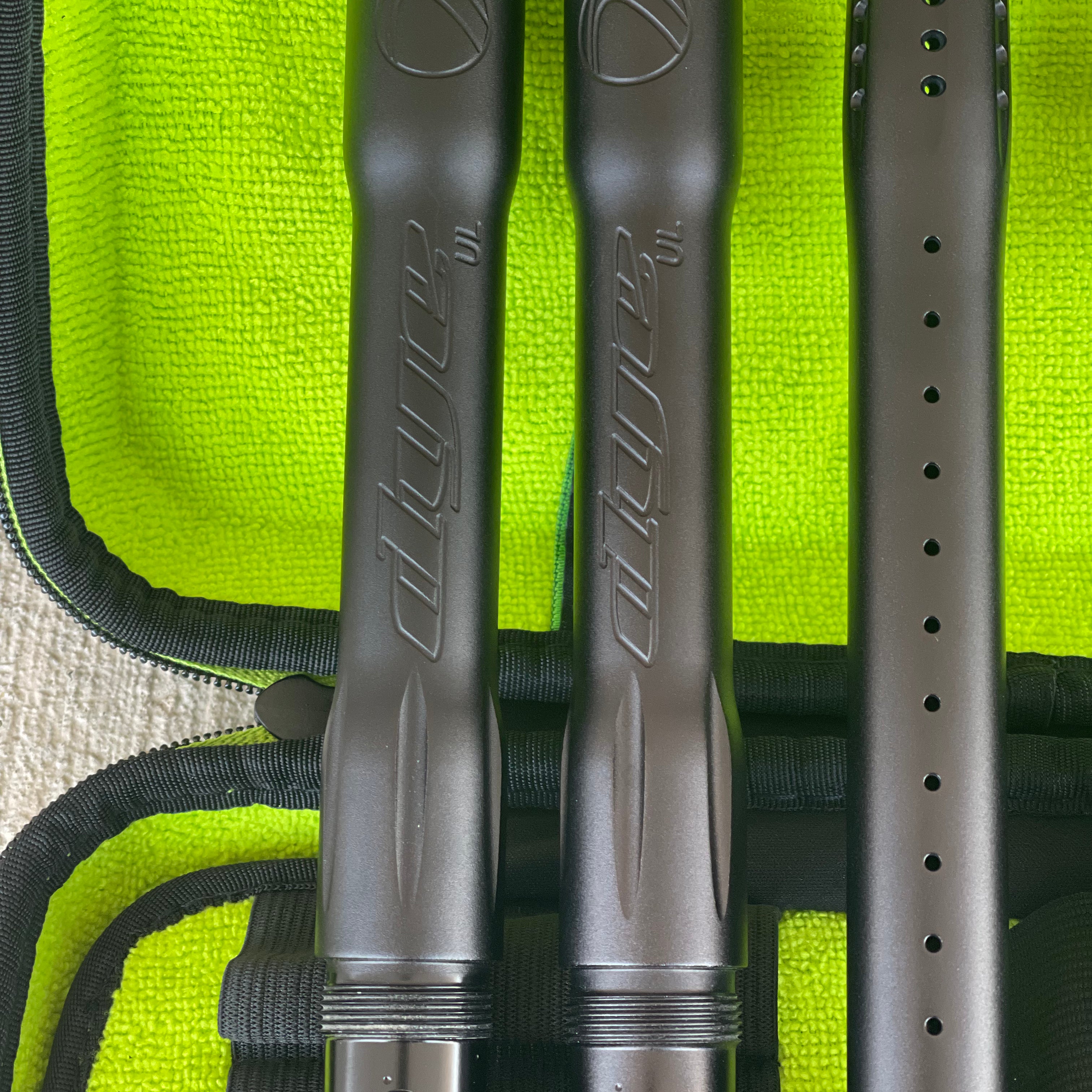 Used Dye UL Barrel Kit - Dust Black with Exalt Barrel Case