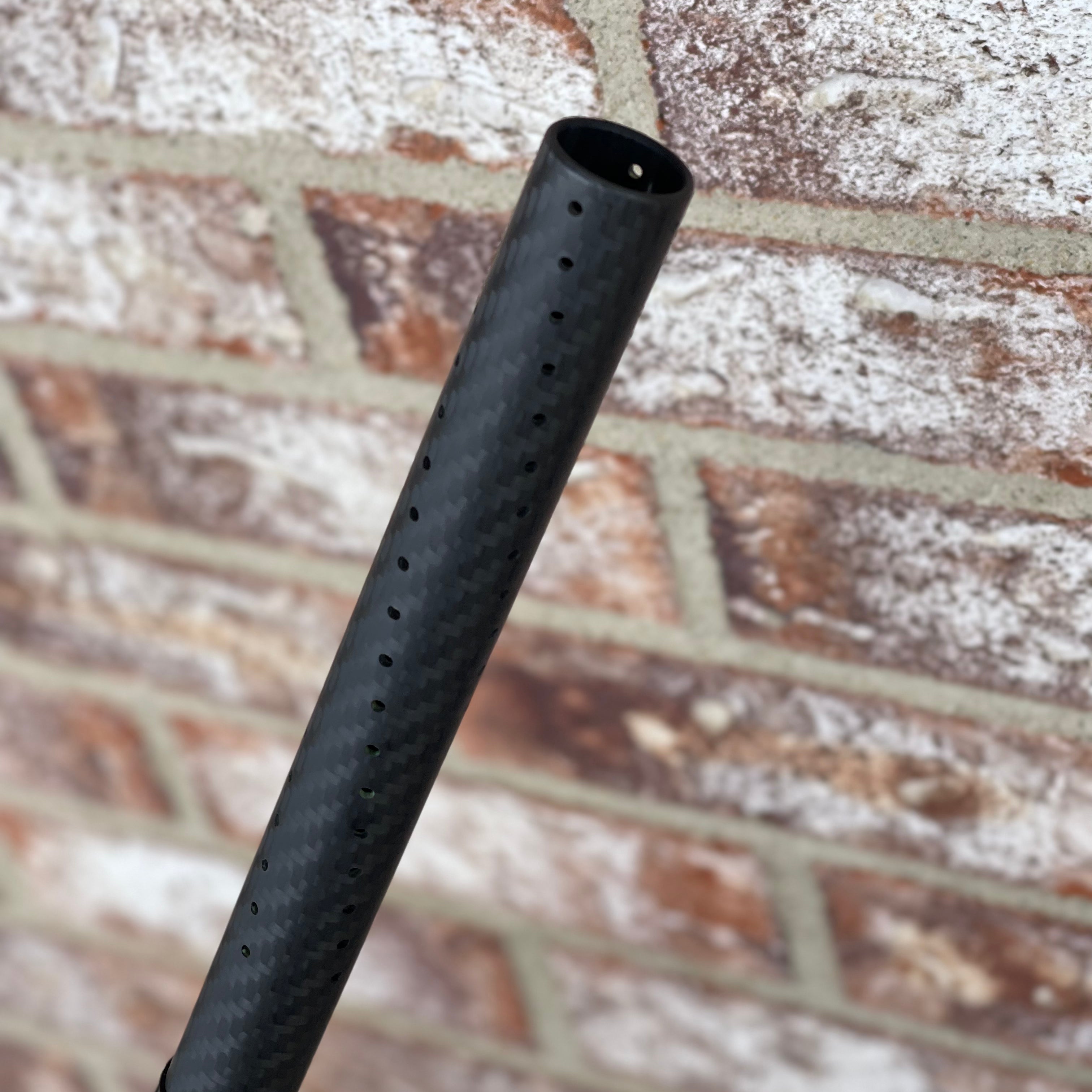 Used Planet Eclipse Gtek OLED Paintball Marker- Black with Gmek Frame, Deadlywinds 14" Carbon Fiber Tip, POPS ASA w/Dropdown Rail