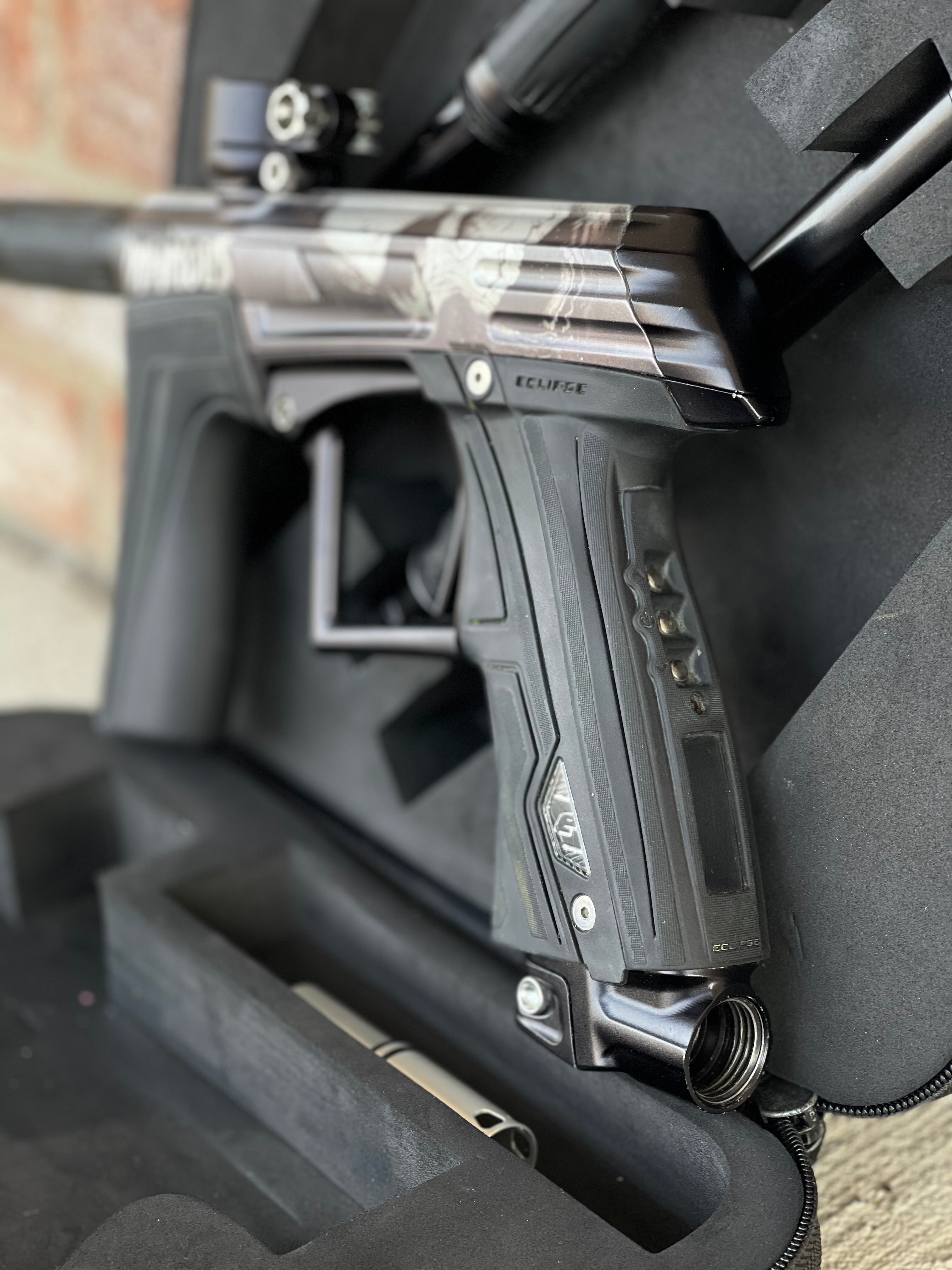 Used Planet Eclipse CS1.5 Paintball Gun - Infamous "Skull" Edition