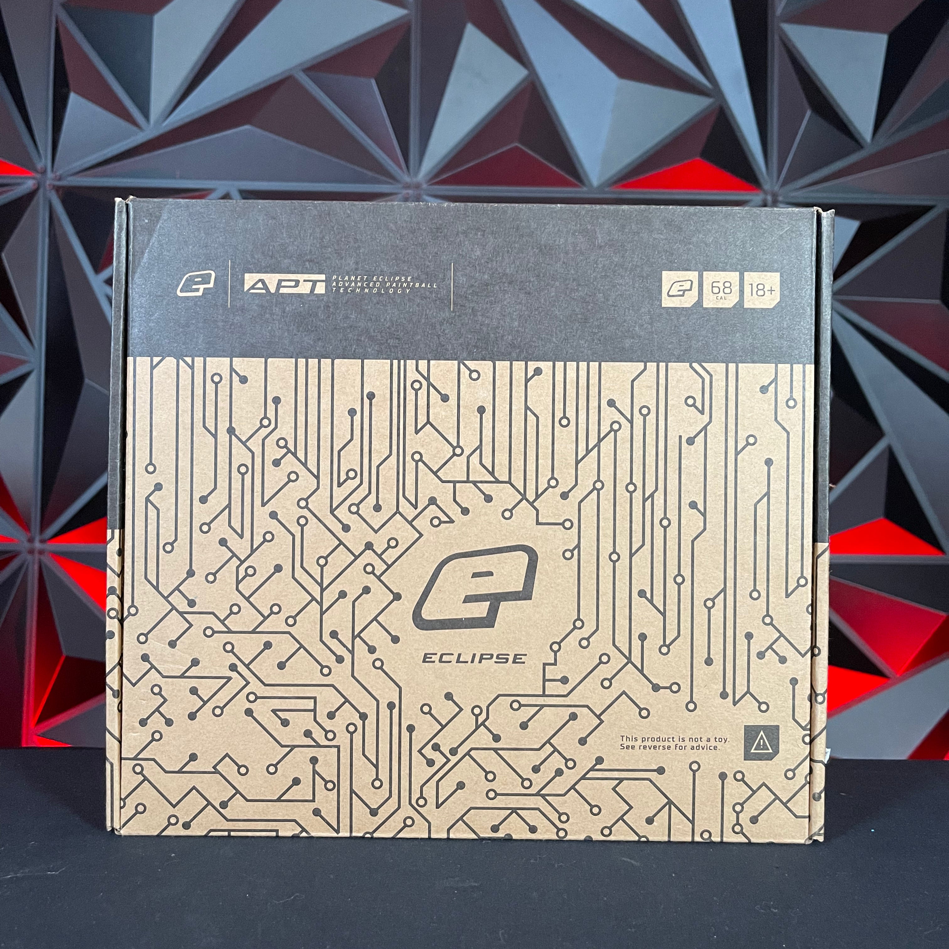 Used Planet Eclipse LV2 Paintball Gun - Blue/Bronze w/ Silencio Power Grip Back *Houston Heat Signed Case*