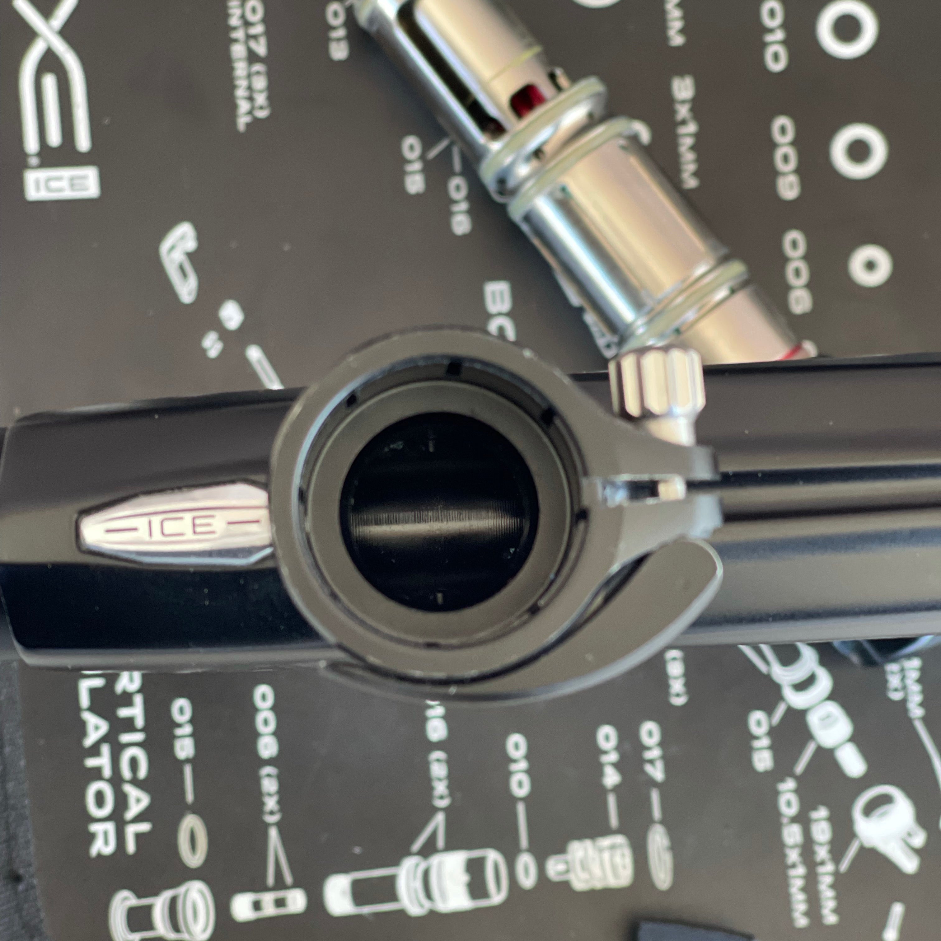 Used DLX Luxe Ice Paintball Gun - Dust Black