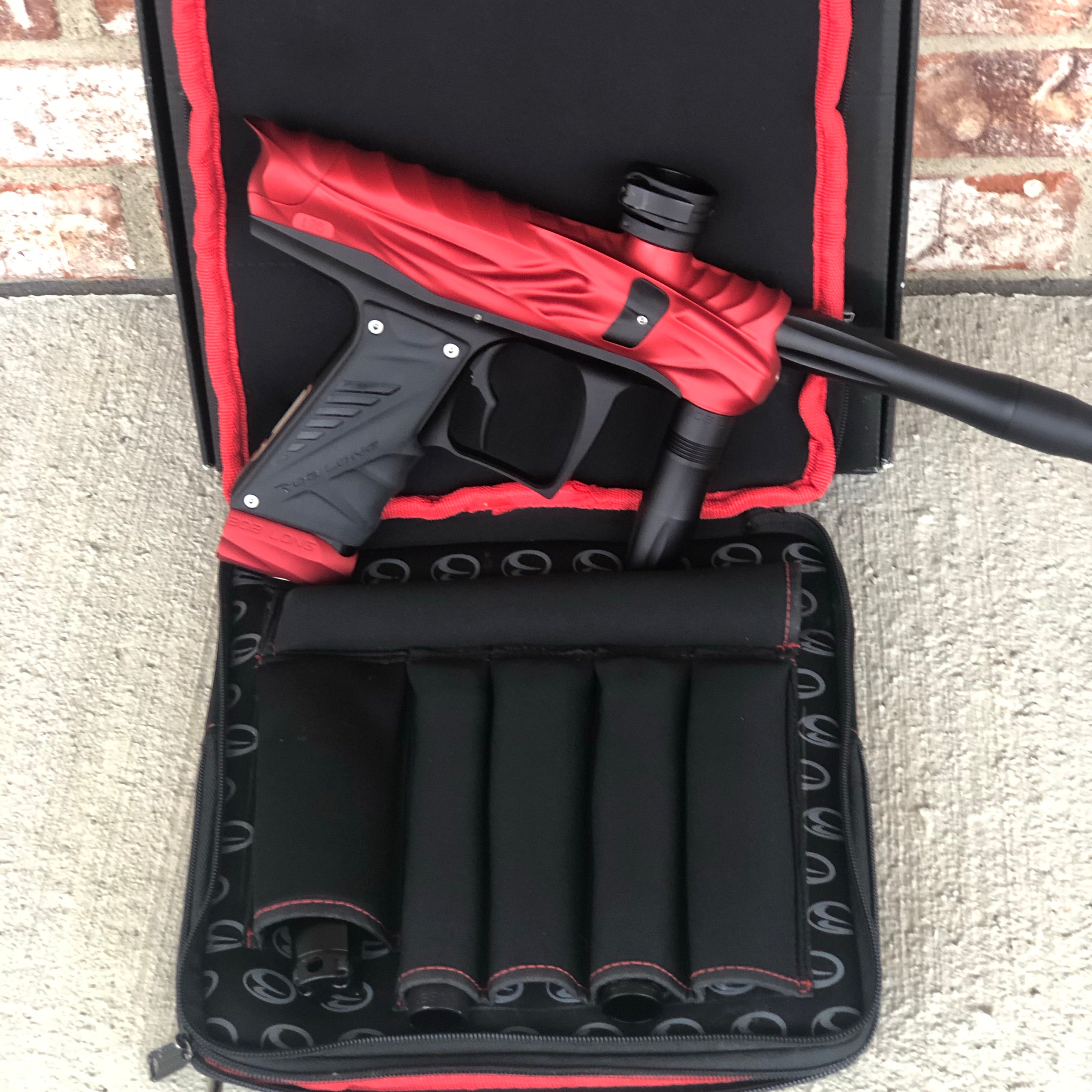 Used Bob Long Reptile Paintball Marker - Dust Red