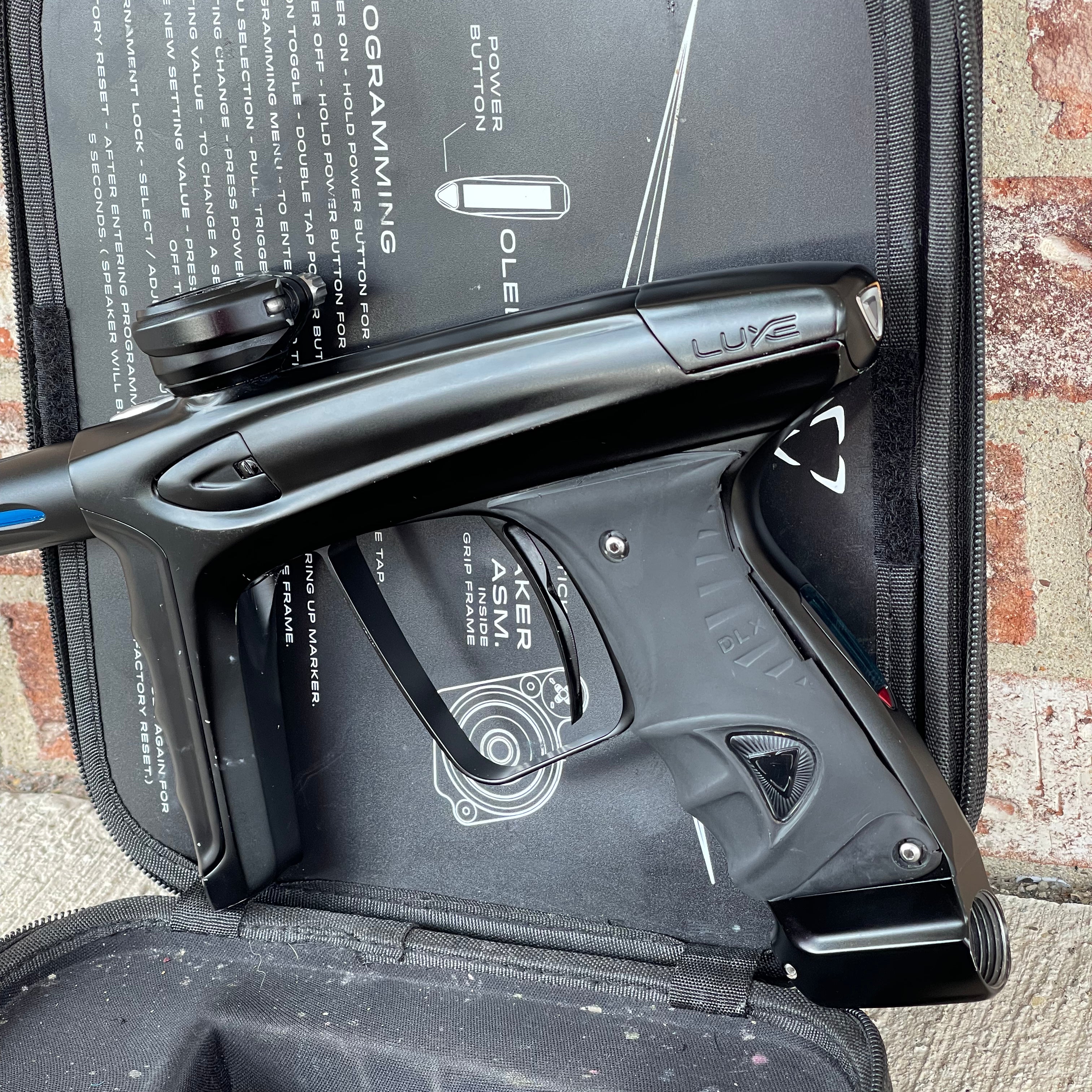 Used DLX Luxe Ice Paintball Gun - Dust Black