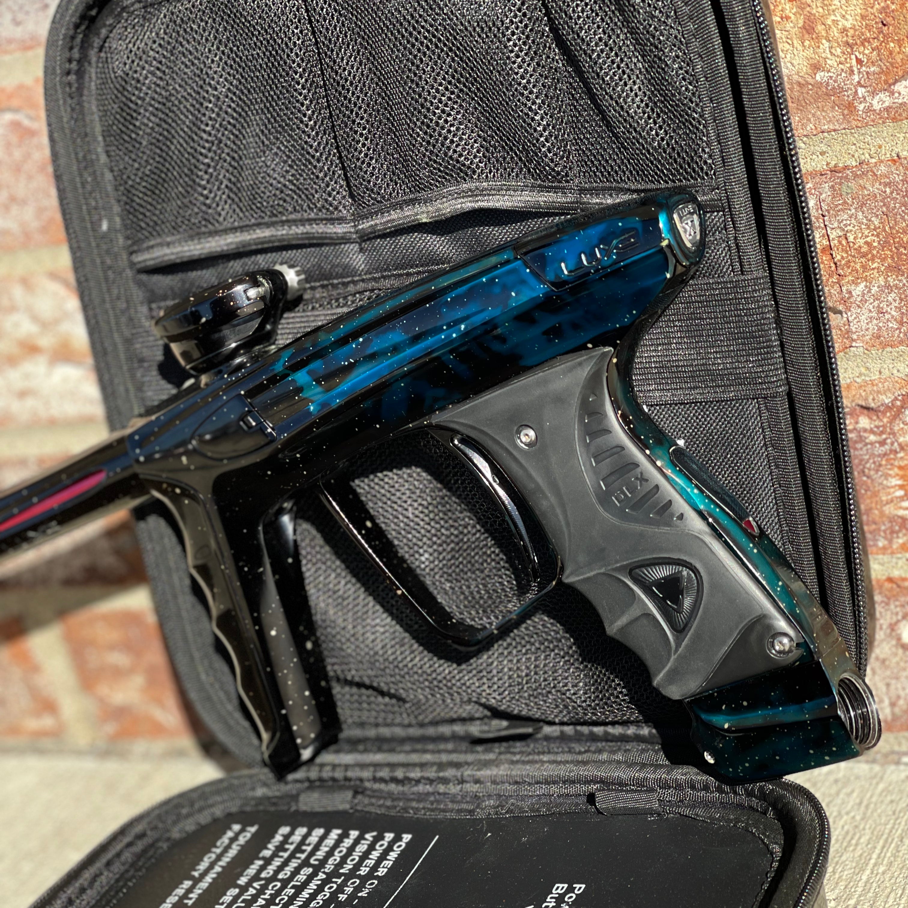 Used DLX Luxe X Paintball Gun - LE Gloss Galaxy Fade