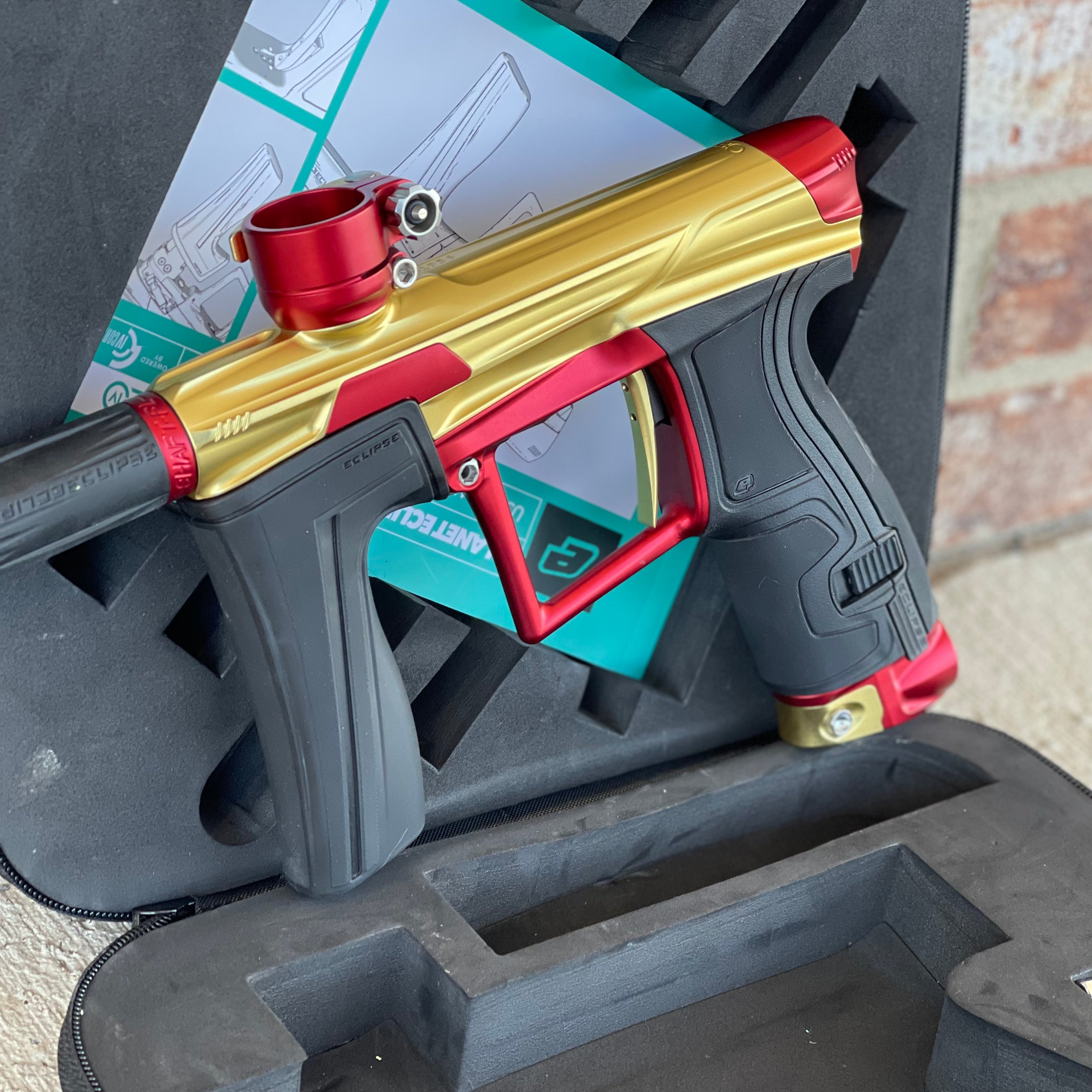 Used Planet Eclipse Geo 4 Paintball Gun - Fire Opal