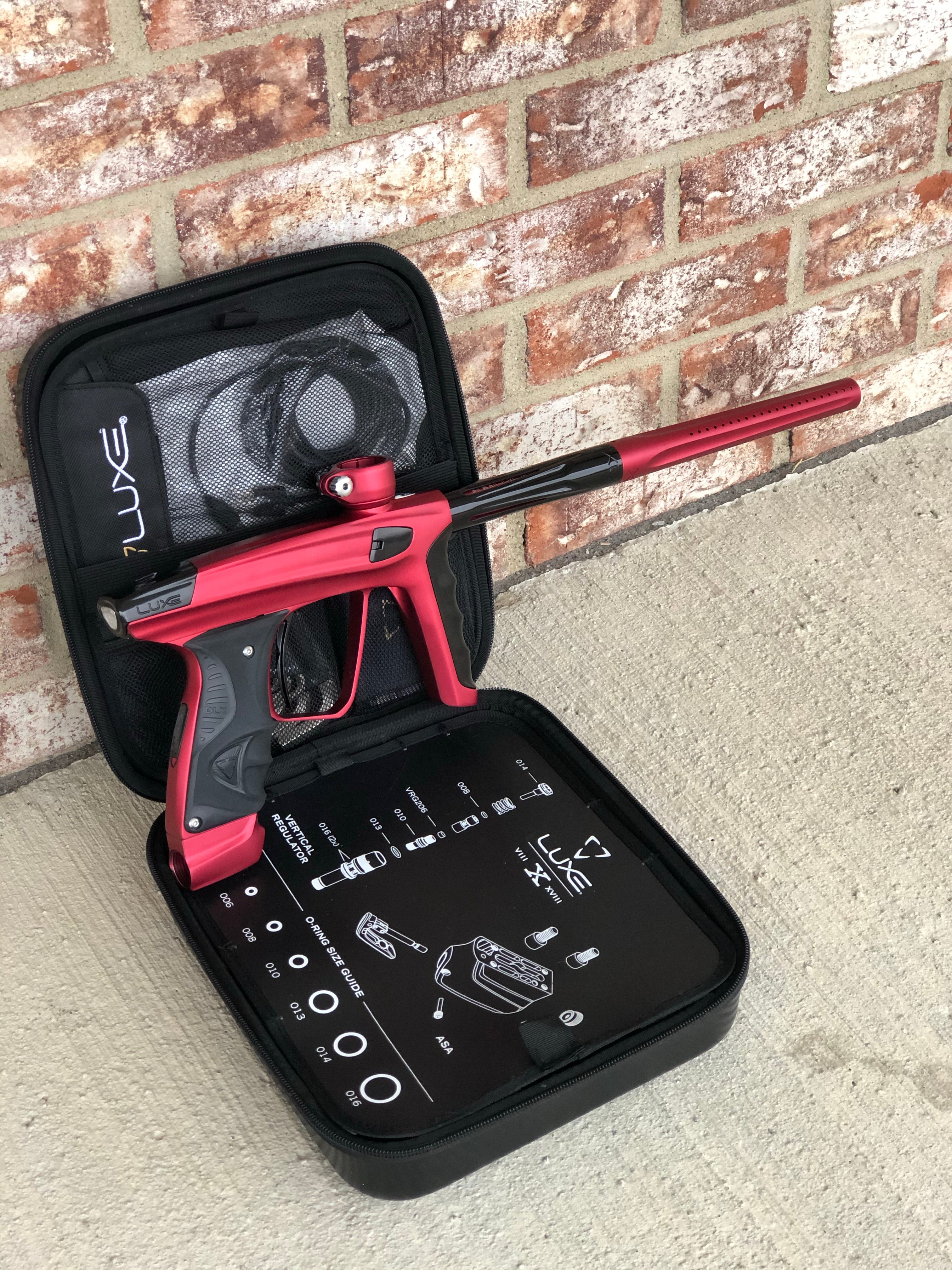 Used DLX Luxe X Paintball Gun - Dust Red