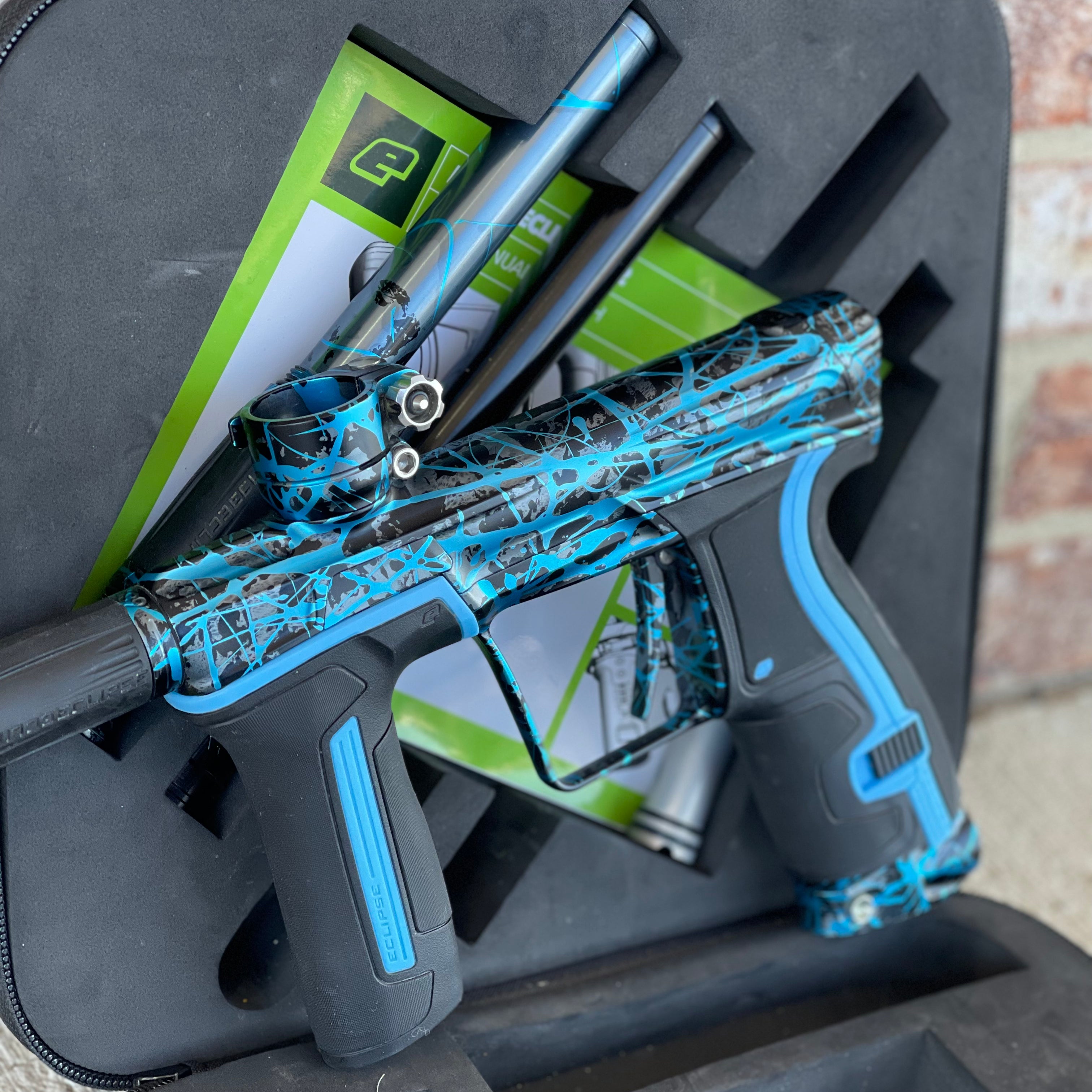 Used Planet Eclipse CS2 Paintball Gun - Aftershock Splash