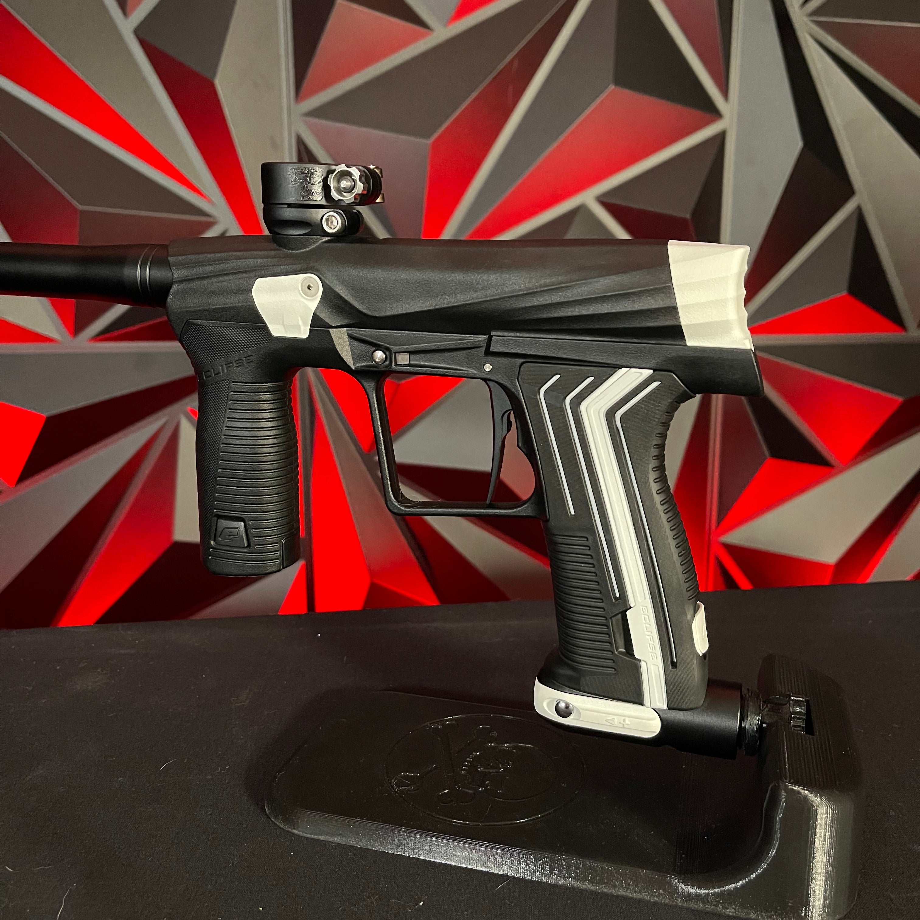 Used Planet Eclipse Etha3 Paintball Marker - Black w/ White CCU Kit + HK Army Exo Marker Case 2.0