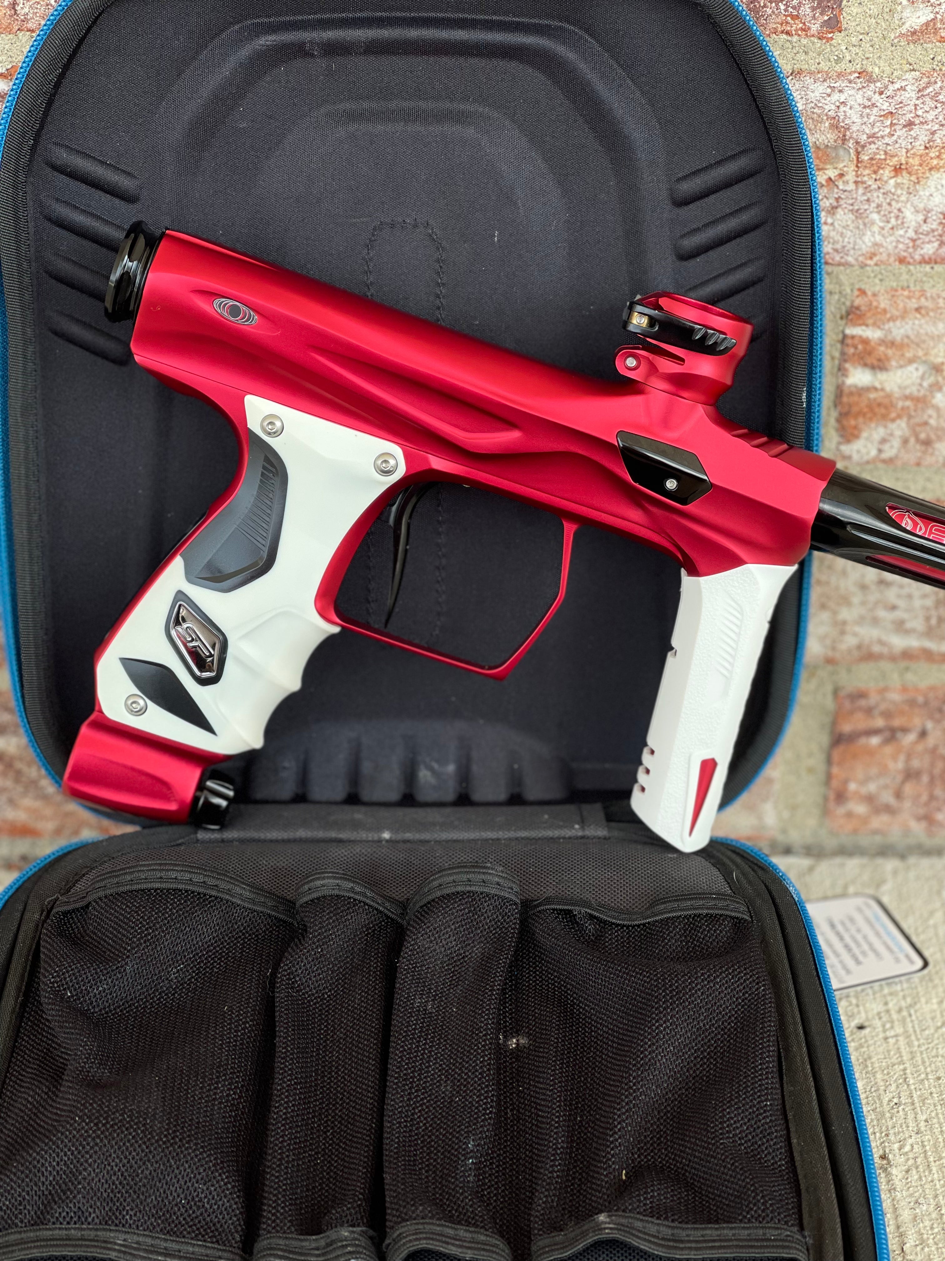 Used Shocker AMP Paintball Gun - Dust Red