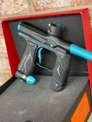 Used Empire Axe 2.0 Paintball Gun - Black w/Teal Accents