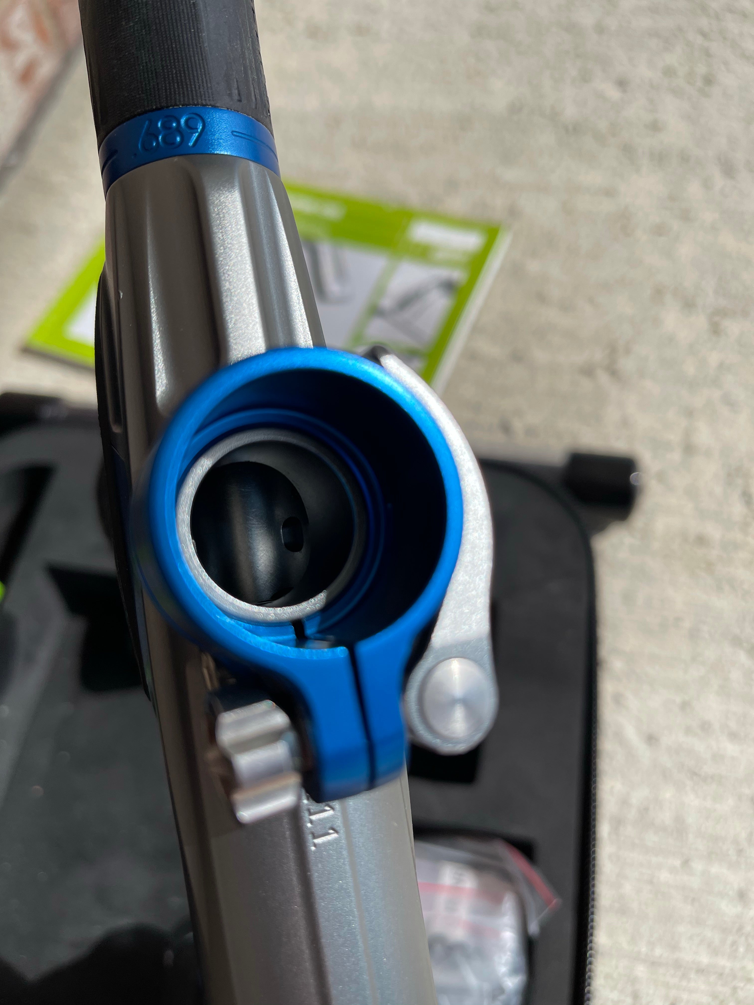 Used Planet Eclipse CS2 Paintball Marker- Grey / Blue