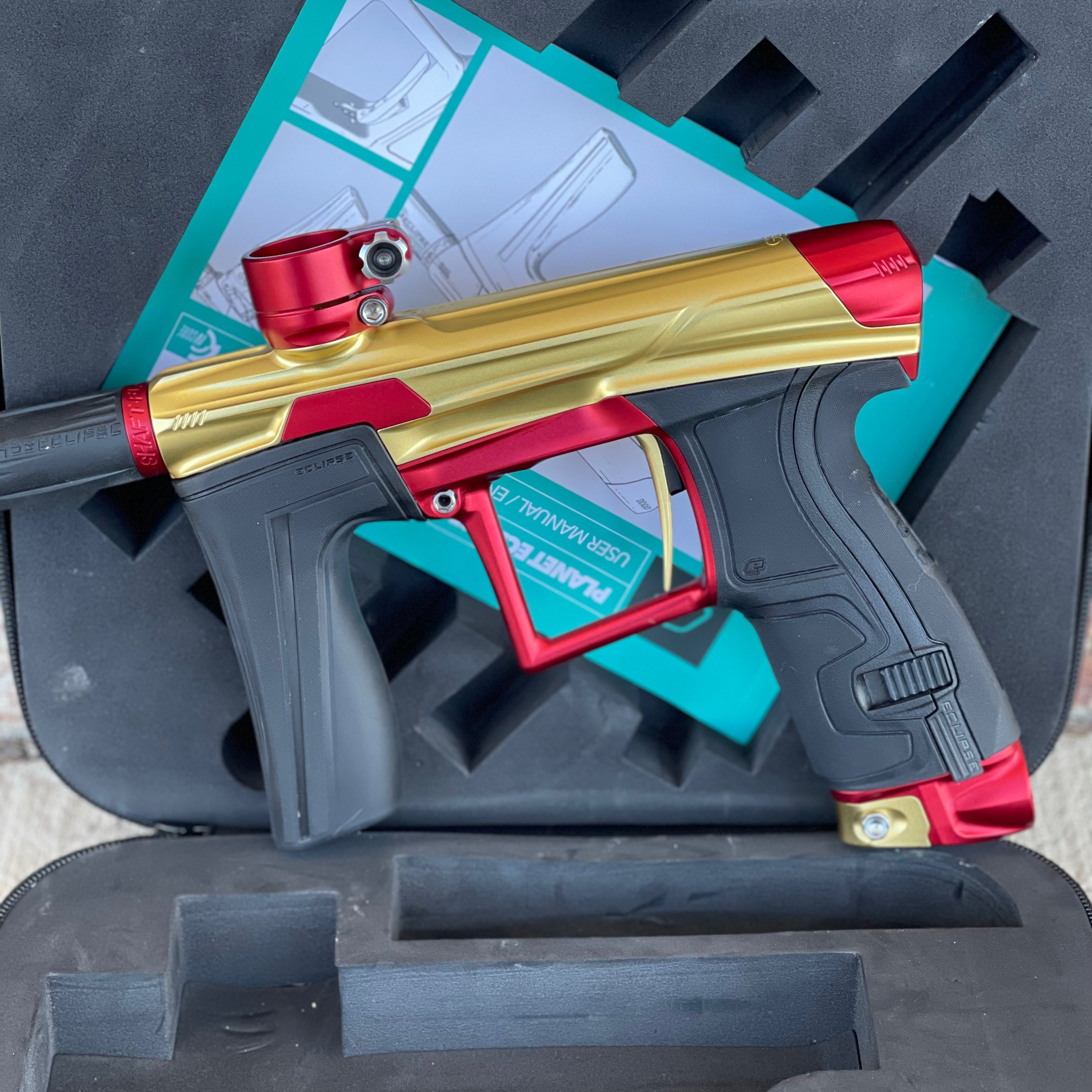 Used Planet Eclipse Geo 4 Paintball Gun - Fire Opal