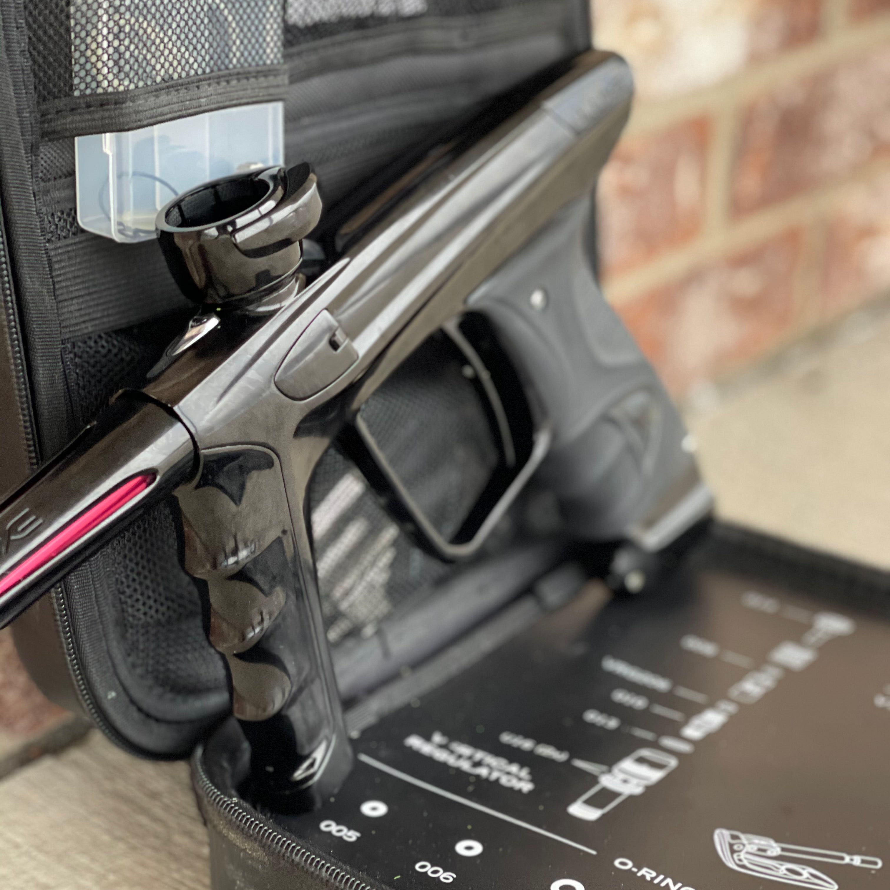 Used DLX Luxe X Paintball Gun - Gloss Black