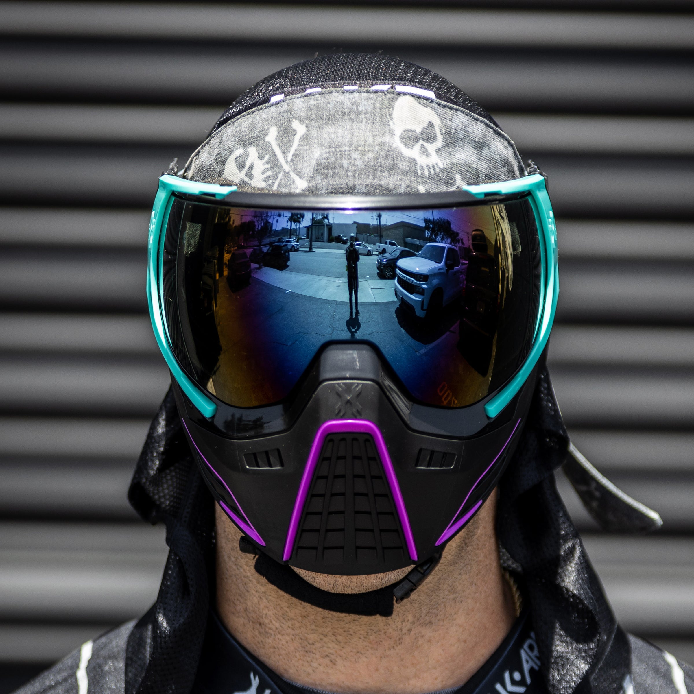 HK Army KLR Goggle - Amp (Teal/Purple w Cobalt Lens)