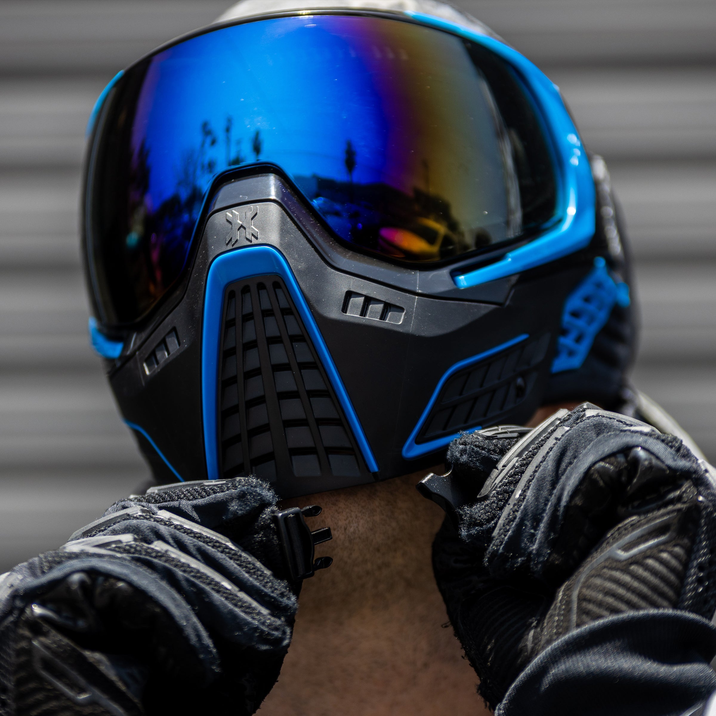 HK Army KLR Goggle - Royal (Black/Blue w Cobalt Lens)