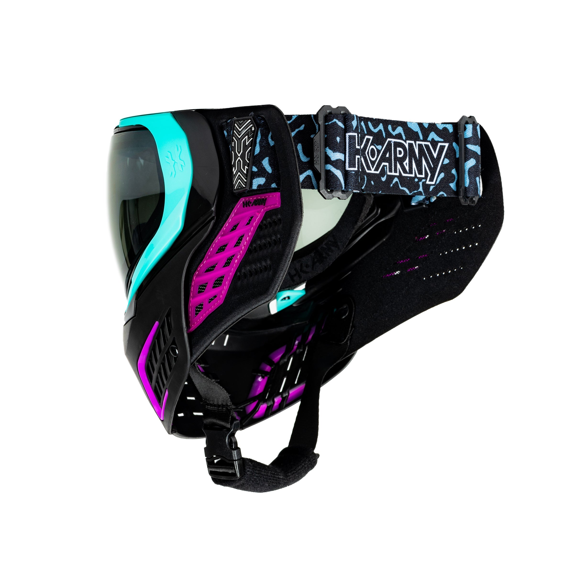 HK Army KLR Goggle - Amp (Teal/Purple w Cobalt Lens)