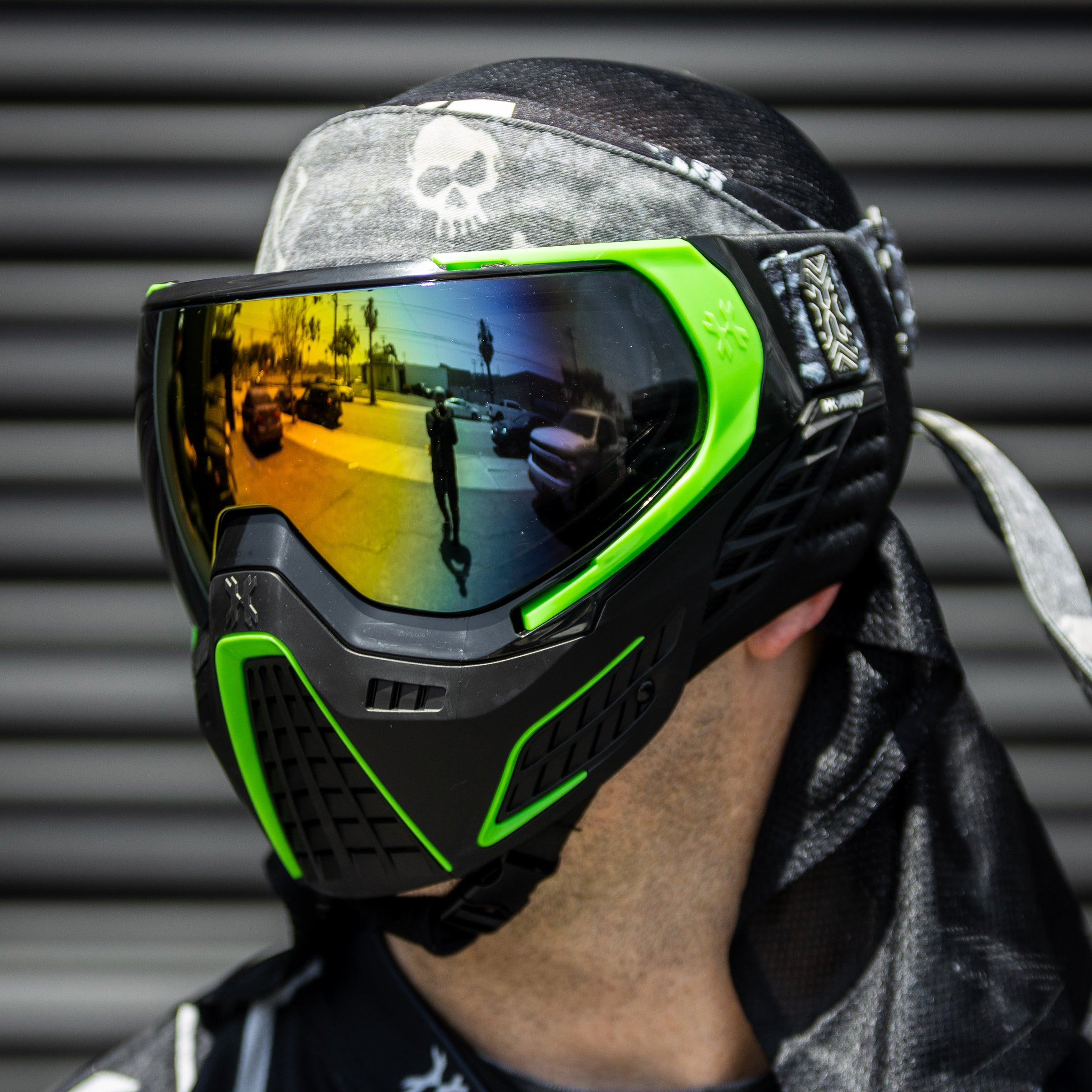 HK Army KLR Goggle - Electric (Black/Green w Fusion Lens)