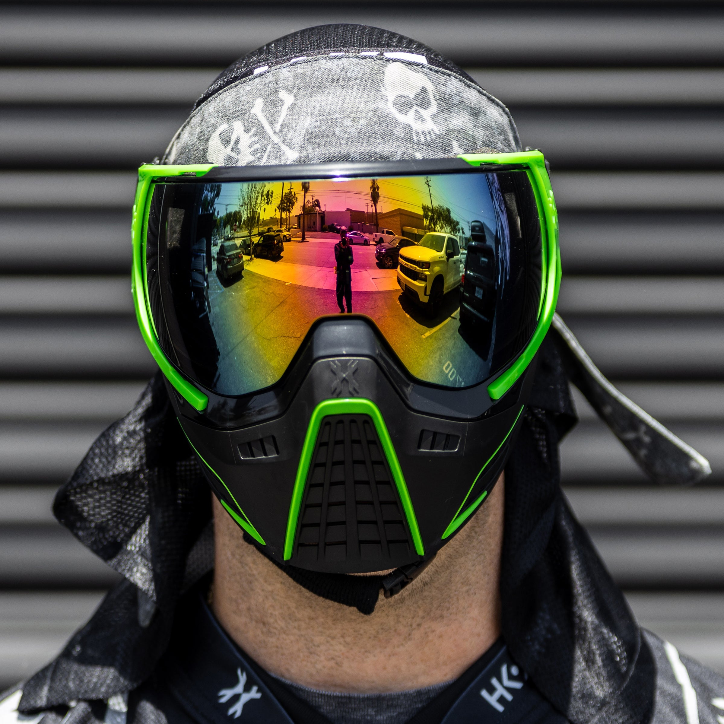 HK Army KLR Goggle - Electric (Black/Green w Fusion Lens)