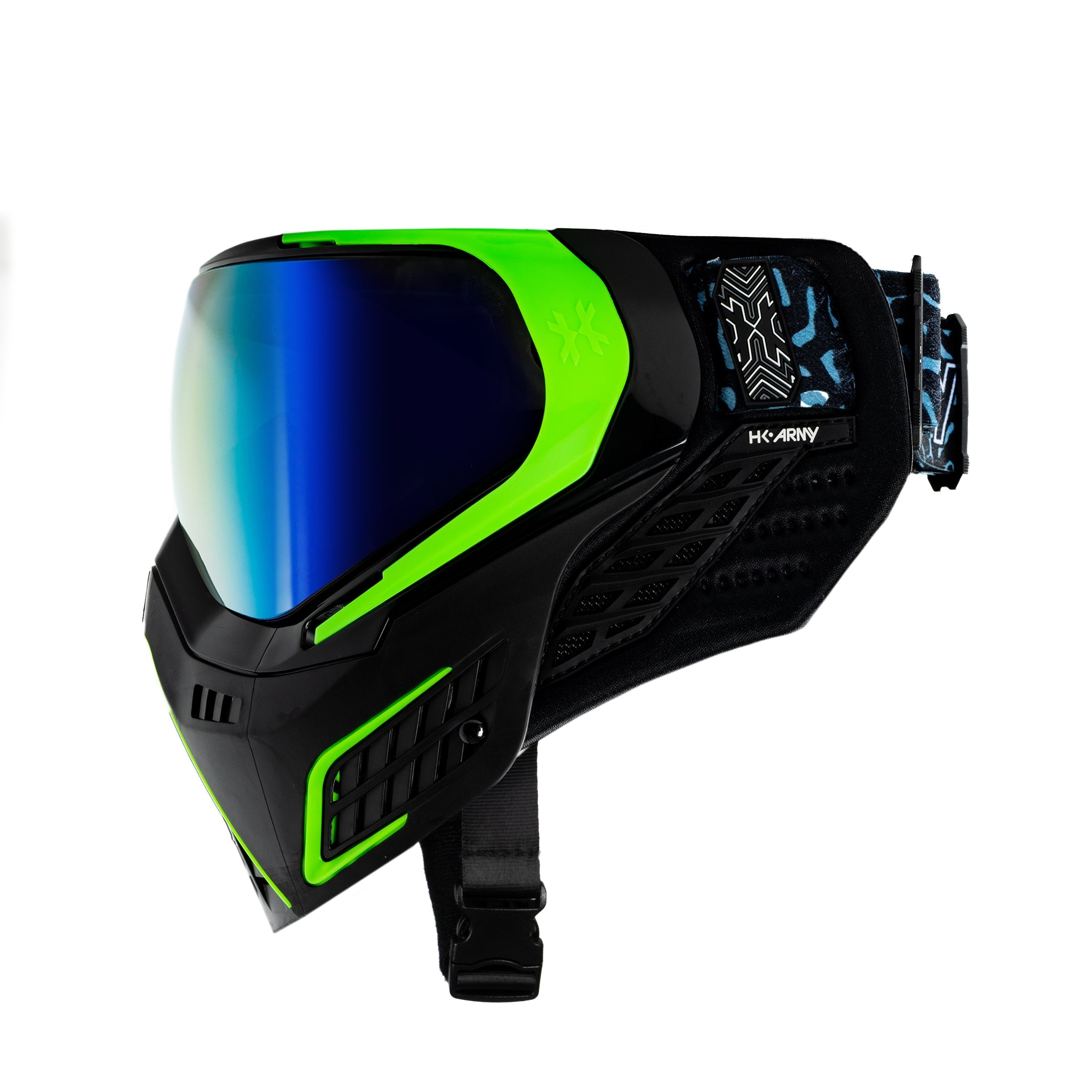 HK Army KLR Goggle - Electric (Black/Green w Fusion Lens)