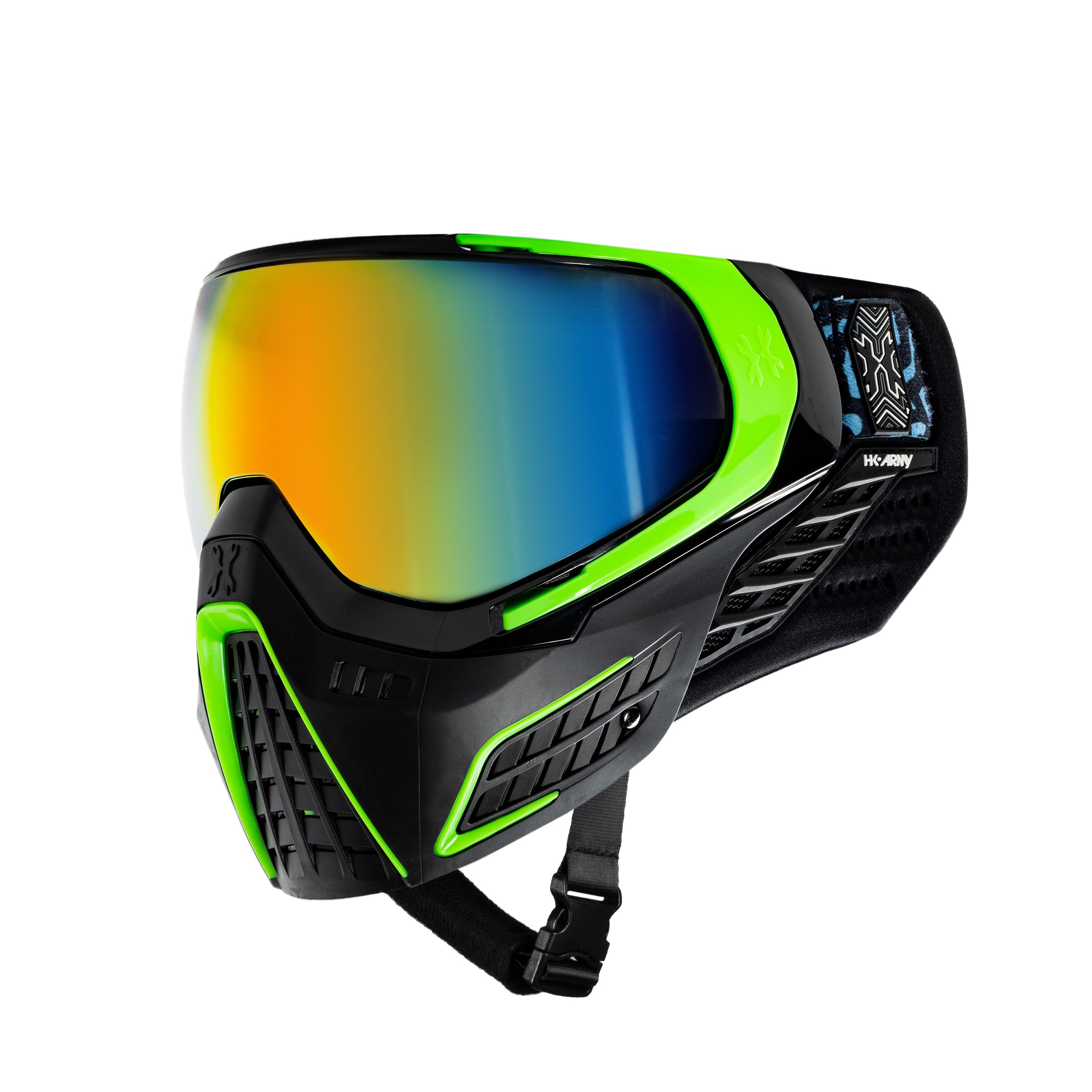 HK Army KLR Goggle - Electric (Black/Green w Fusion Lens)