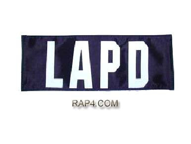 LAPD Patch Large (Black)