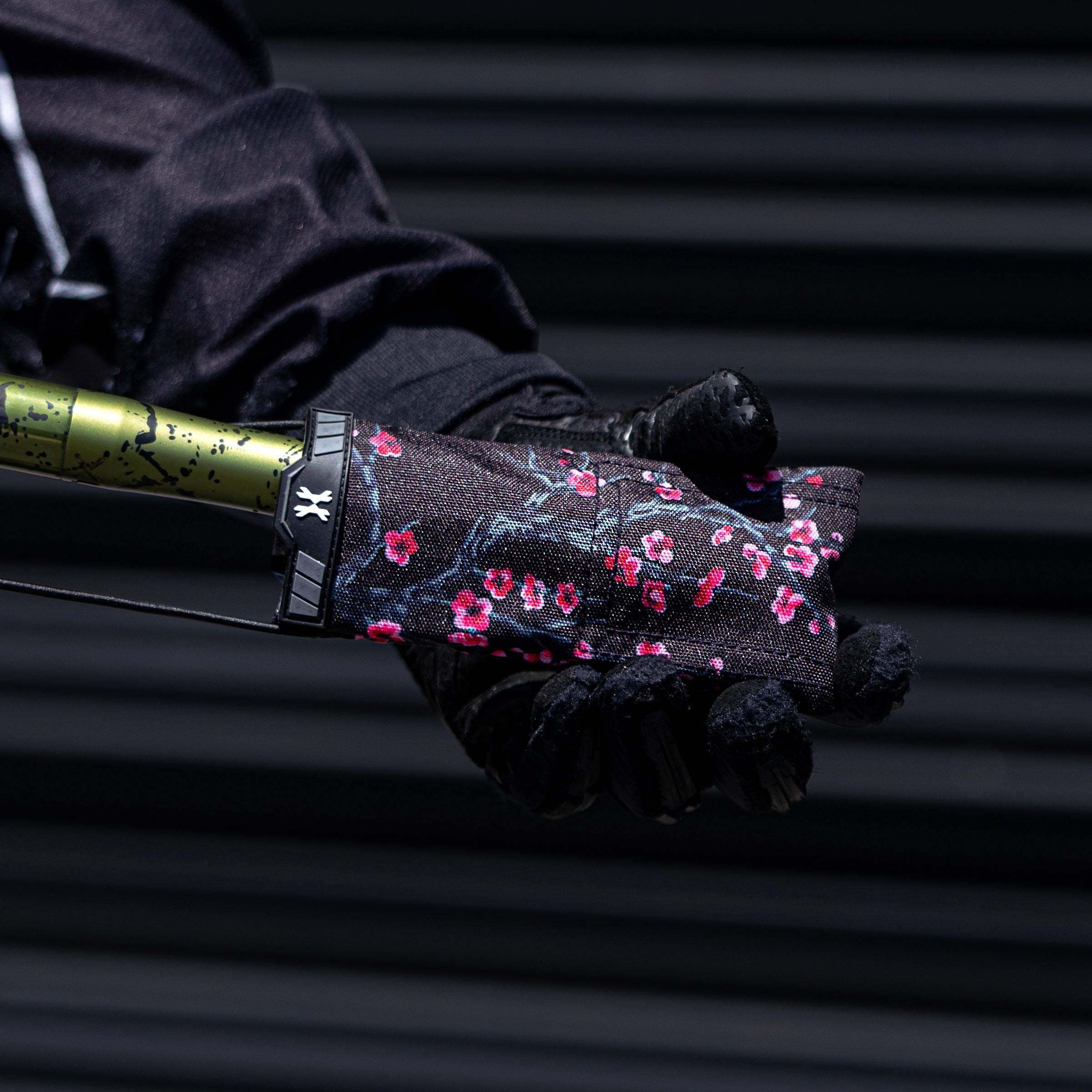 HK Army Fabric Barrel Condom - Blossom Black