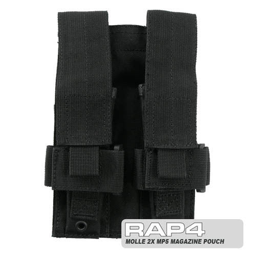 BLACK Double MP5 Magazine Pouch