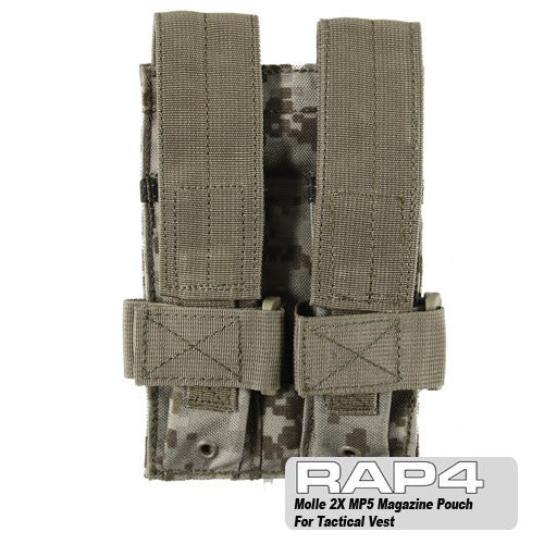 Double MP5 Magazine Pouch Desert Digital