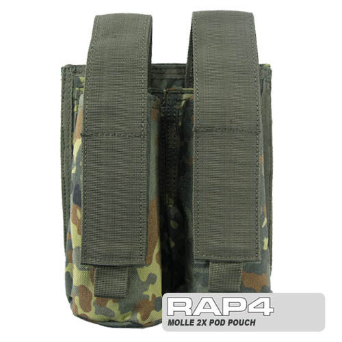 Double Pod Pouch German Flecktarn