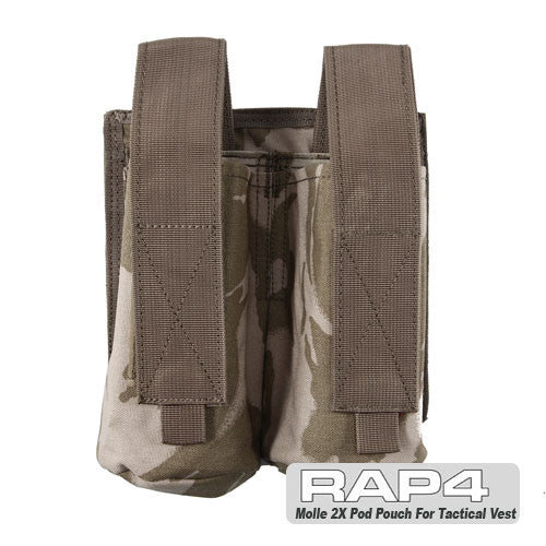 Double Pod Pouch British DPM Desert