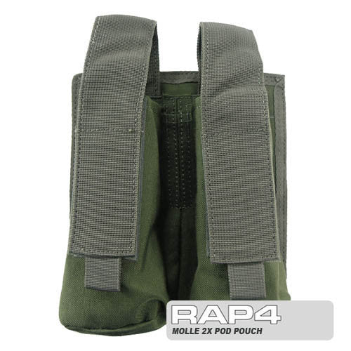 OLIVE DRAB Double Pod Pouch