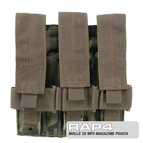 Triple MP5 Magazine Pouch Eight Color Desert