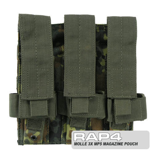 Triple MP5 Magazine Pouch German Flecktarn