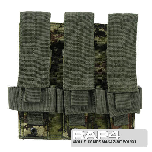Triple MP5 Magazine Pouch Italian Camo
