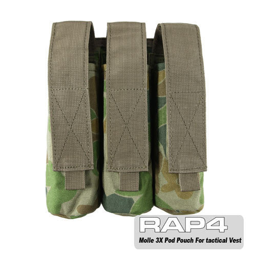 Triple Pod Pouch Australian Camo