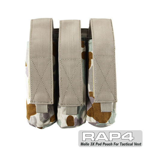 Triple Pod Pouch Australian Desert