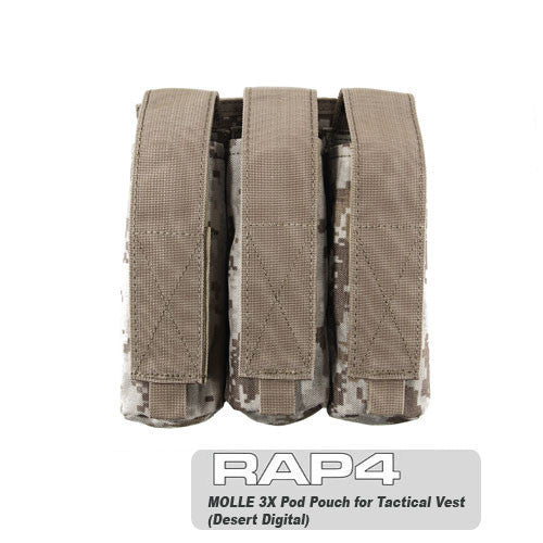 Triple Pod Pouch Desert Digital