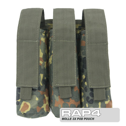 Triple Pod Pouch German Flecktarn