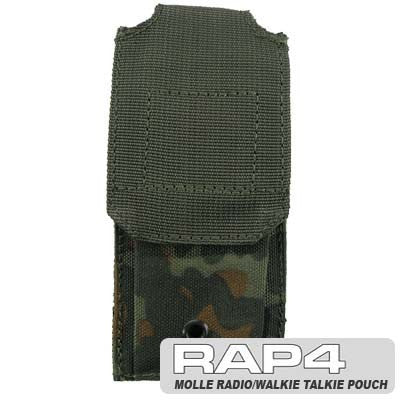 Radio/Walkie Talkie Pouch German Flecktarn