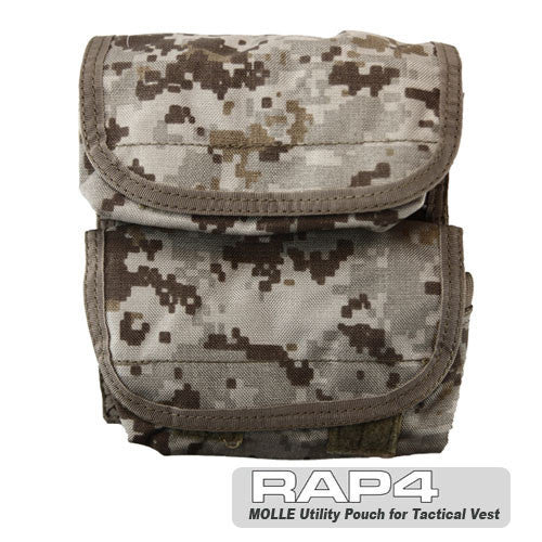 Small Double Utility Pouch Desert Digital