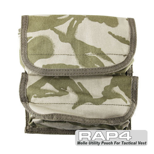 Small Double Utility Pouch British DPM Desert