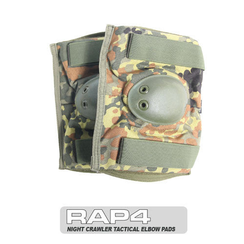 Night Crawler Tactical Elbow Pads German Flecktarn