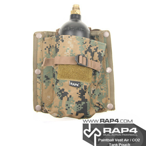 Air / CO2 Tank Pouch (Back) for Strikeforce/Tactical Ten Vest