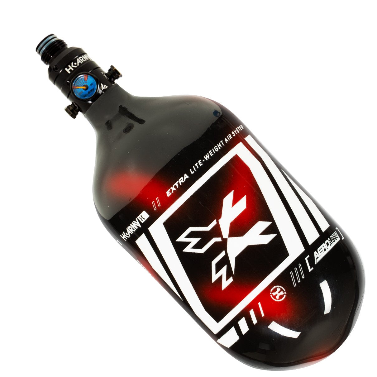 HK Army Aerolite "EXTRA LITE" Slash Tank w/ V2 Pro Reg - 68ci / 4500psi - Stripe Lava